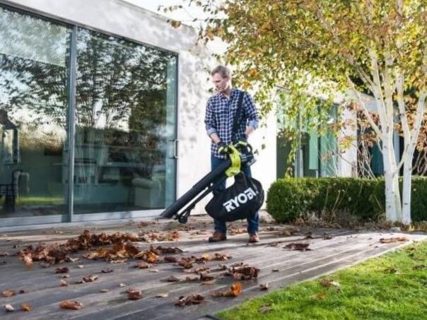 aspirateur souffleur broyeur electrique filaire